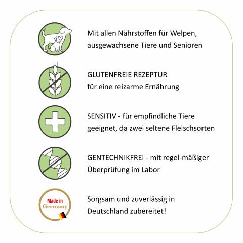 Dog Accessories Wet pet food RyDog Goat&Horse (Ziege&Pferd) 200g 6 Piece -5- Anifit